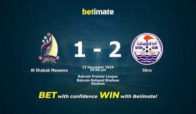 Predicción, probabilidades y consejos de apuestas para el partido Al Shabab Manama vs Sitra 13/12/2024