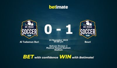 Predicción, probabilidades y consejos de apuestas Al Tadamun Buri vs Bouri 24/11/2023