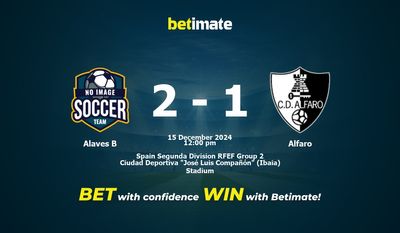 Pronóstico, cuotas y consejos de apuestas Alavés B vs Alfaro 15/12/2024