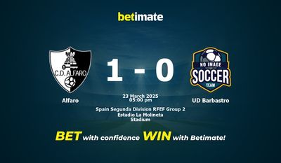 Predicción, cuotas y consejos de apuestas Alfaro vs UD Barbastro 23/03/2025