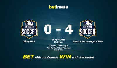Predicciones, cuotas y consejos de apuestas de Altay U19 vs Ankara Keciorengucu U19 26/04/2025