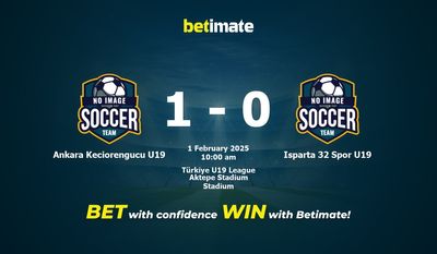 Predicciones, cuotas y consejos de apuestas de Ankara Keciorengucu U19 vs Isparta 32 Spor U19 01/02/2025
