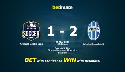 Predicción, cuotas y consejos de apuestas de Arsenal Ceska Lipa vs Mladá Boleslav B 28/05/2025