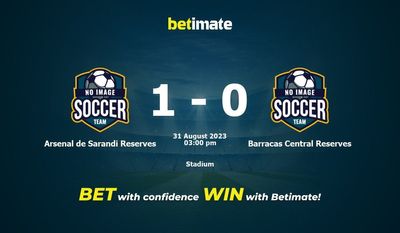 Predicción, cuotas y consejos de apuestas de Arsenal de Sarandí Reserves vs Barracas Central Reserves 31/08/2023