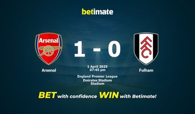 Pronóstico, cuotas y consejos de apuestas del Arsenal vs. Fulham (01/04/2025)