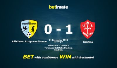 ASD Union Arzignanochiampo vs Triestina Pronóstico, Cuotas y Consejos de Apuestas 21/12/2024