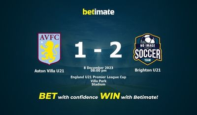 Predicción, cuotas y consejos de apuestas de Aston Villa U21 vs Brighton U21 08/12/2023