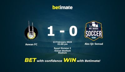 Predicción, probabilidades y consejos de apuestas Aswan FC vs Abo Qir Semad 13/02/2024
