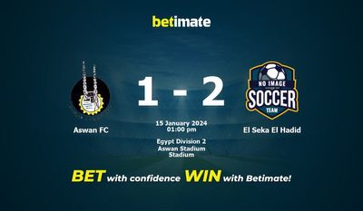 Predicciones, cuotas y consejos de apuestas de Aswan FC vs El Seka El Hadid 15/01/2024