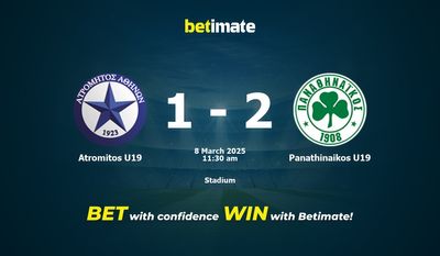 Predicciones, cuotas y consejos de apuestas de Atromitos U19 vs Panathinaikos U19 08/03/2025