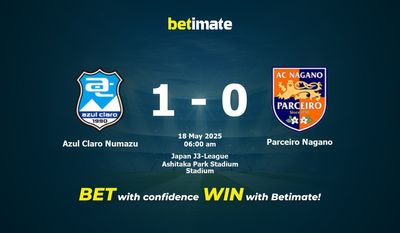 Predicciones, cuotas y consejos de apuestas de Azul Claro Numazu vs Parceiro Nagano 18/05/2025