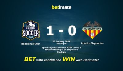 Predicción, cuotas y consejos de apuestas Badalona Futur vs Atlético Saguntino 27/01/2024