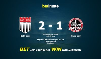 Predicción, cuotas y consejos de apuestas de Bath City vs Truro City 20/02/2024
