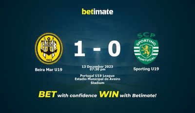 Predicciones, cuotas y consejos de apuestas de Beira Mar U19 vs Sporting U19 13/12/2023