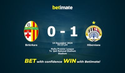Predicción, probabilidades y consejos de apuestas Birkirkara vs Hibernians 14/12/2024