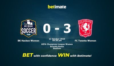 Predicción, probabilidades y consejos de apuestas BK Hacken Women vs FC Twente Women 11/10/2023