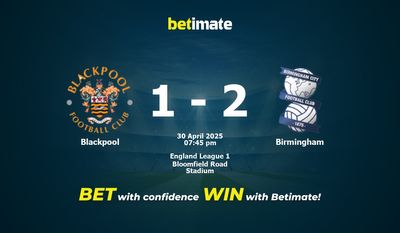 Pronóstico, cuotas y consejos de apuestas del Blackpool vs. Birmingham (30/04/2025)