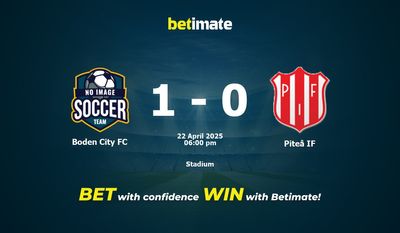 Pronóstico, cuotas y pronósticos de apuestas para el Boden City FC vs. Piteå IF (22/04/2025)
