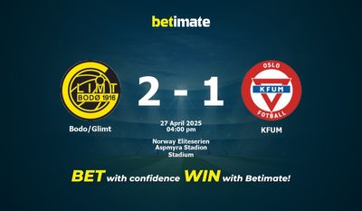 Predicción, cuotas y consejos de apuestas Bodo/Glimt vs KFUM 27/04/2025