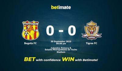 Predicción, cuotas y consejos de apuestas de Bogotá FC vs Tigres FC 30/09/2023