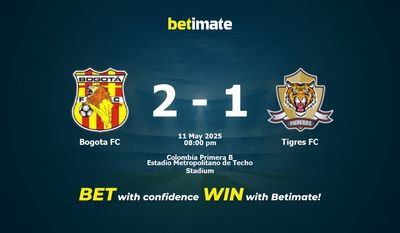 Pronóstico, cuotas y consejos de apuestas para el partido Bogotá FC vs Tigres FC (11/05/2025)