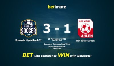 Predicción, cuotas y consejos de apuestas Borussia M'gladbach II vs Rot Weiss Ahlen 18/11/2023
