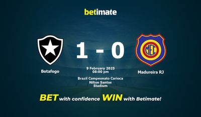 Predicción, cuotas y consejos de apuestas Botafogo vs Madureira RJ 09/02/2025