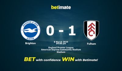 Pronóstico Brighton vs Fulham, cuotas y consejos de apuestas 08/03/2025