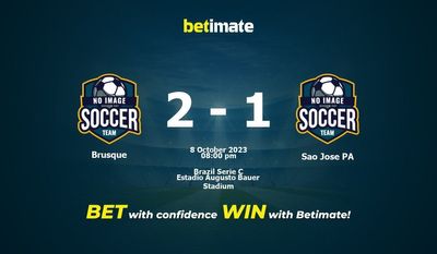 Brusque vs Sao José PA Predicción, cuotas y consejos de apuestas 08/10/2023