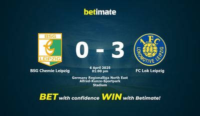 Pronóstico, cuotas y consejos de apuestas BSG Chemie Leipzig vs FC Lok Leipzig 04/06/2025