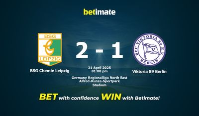 Pronóstico, cuotas y consejos de apuestas para el BSG Chemie Leipzig vs. Viktoria 89 Berlín (21/04/2025)
