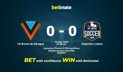 Predicciones, cuotas y consejos de apuestas de CA Brown de Adrogue vs Deportivo Liniers 10/05/2025