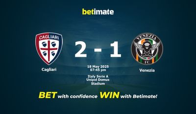 Pronóstico, cuotas y pronósticos del Cagliari vs. Venecia (18/05/2025)