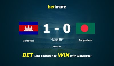 Pronósticos y Cuotas para Apuestas Camboya vs Bangladesh 15/06/2023