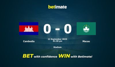 Predicción, cuotas y consejos de apuestas de Camboya vs Macao 11/09/2023