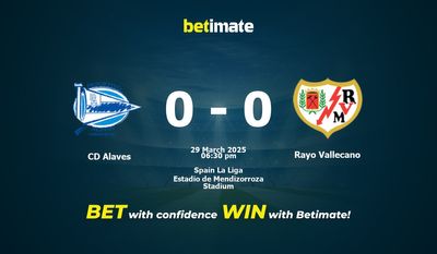 CD Alaves vs Rayo Vallecano Prediction, Odds & Betting Tips 03/29/2025