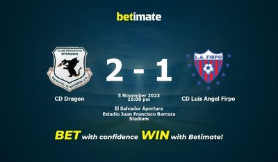 Predicción, cuotas y consejos de apuestas CD Dragón vs CD Luis Ángel Firpo 05/11/2023