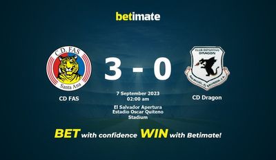 Predicción, probabilidades y consejos de apuestas CD FAS vs CD Dragon 07/09/2023