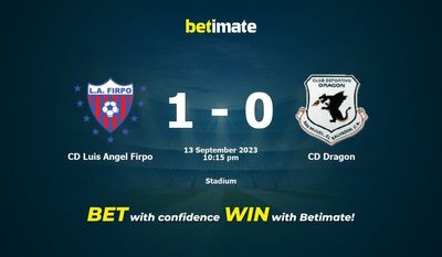 Predicción, probabilidades y consejos de apuestas CD Luis Ángel Firpo vs CD Dragón 13/09/2023