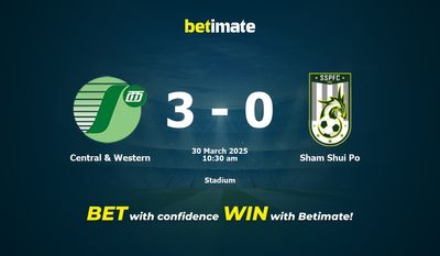 Pronóstico, cuotas y consejos de apuestas para Central & Western vs. Sham Shui Po (30/03/2025)