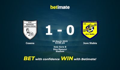 Predicción, cuotas y consejos de apuestas para Cesena vs Juve Stabia 30/03/2025