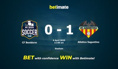Pronóstico, cuotas y consejos de apuestas CF Benidorm vs Atlético Saguntino 04/06/2025