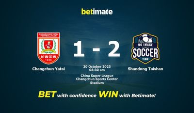 Predicción, cuotas y consejos de apuestas de Changchun Yatai vs Shandong Taishan 20/10/2023