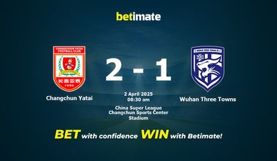 Predicción, cuotas y pronósticos de apuestas para el partido Changchun Yatai vs. Wuhan Three Towns (02/04/2025)