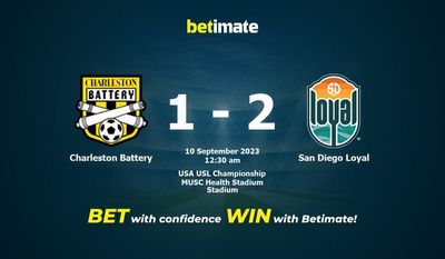 Predicción, probabilidades y consejos de apuestas de Charleston Battery vs San Diego Loyal 09/09/2023