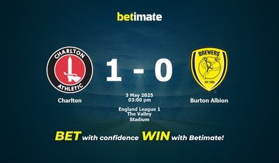 Predicción, cuotas y pronósticos de apuestas para Charlton vs. Burton Albion (05/03/2025)