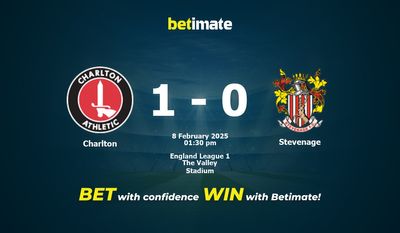 Pronóstico, probabilidades y consejos de apuestas para Charlton vs Stevenage 08/02/2025