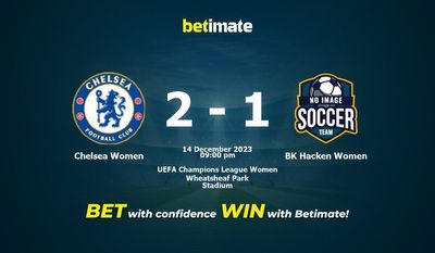 Predicción, cuotas y consejos de apuestas de Chelsea Women vs BK Hacken Women 14/12/2023