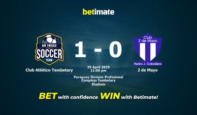 Club Atlético Tembetary vs. 2 de Mayo: Pronóstico, cuotas y consejos de apuestas (25/04/2025)