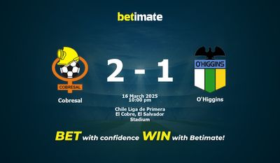 Pronóstico, cuotas y consejos de apuestas Cobresal vs. O'Higgins 16/03/2025